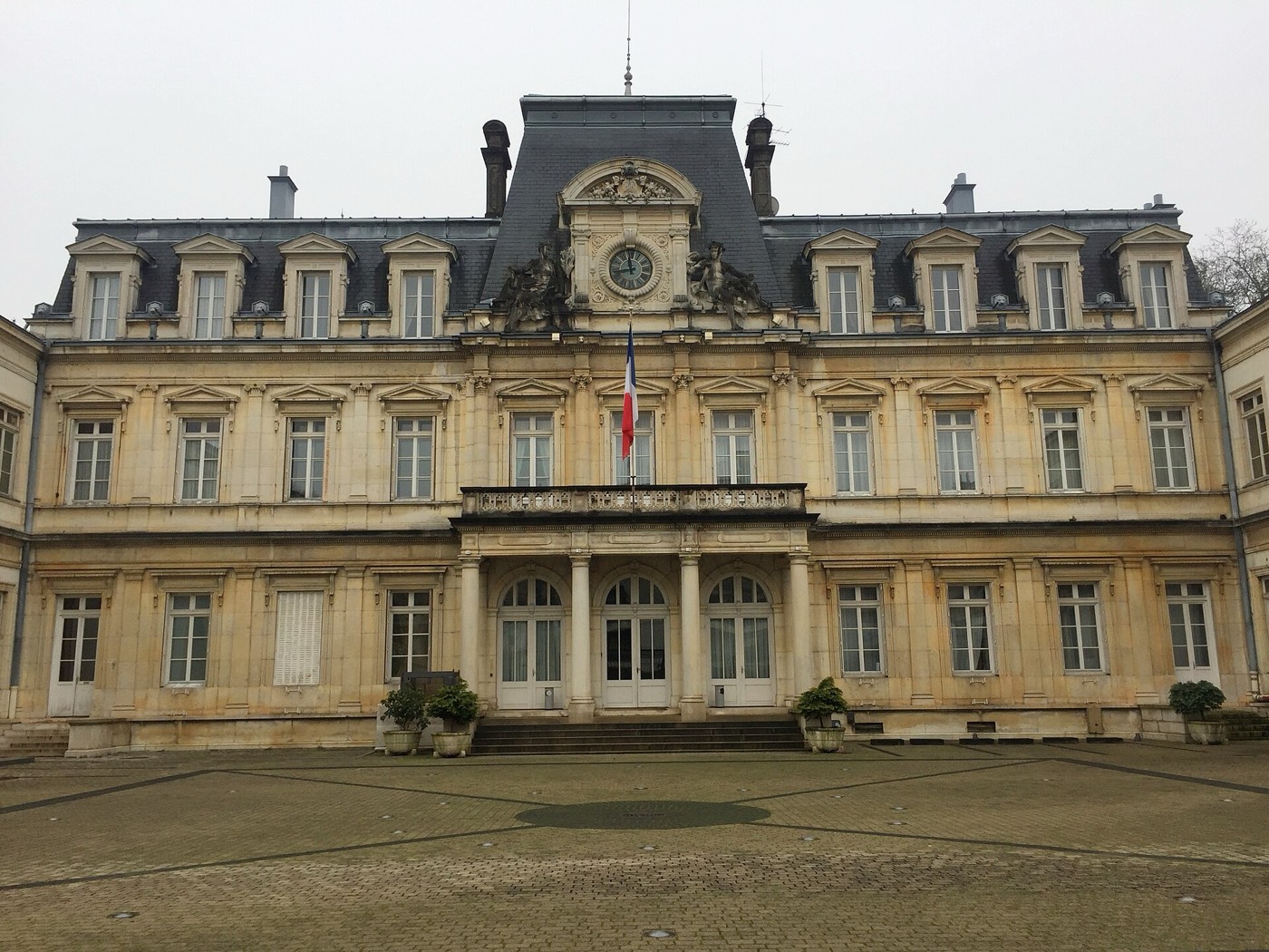 L'hôtel de préfecture de l'Ain à Bourg-en-Bresse