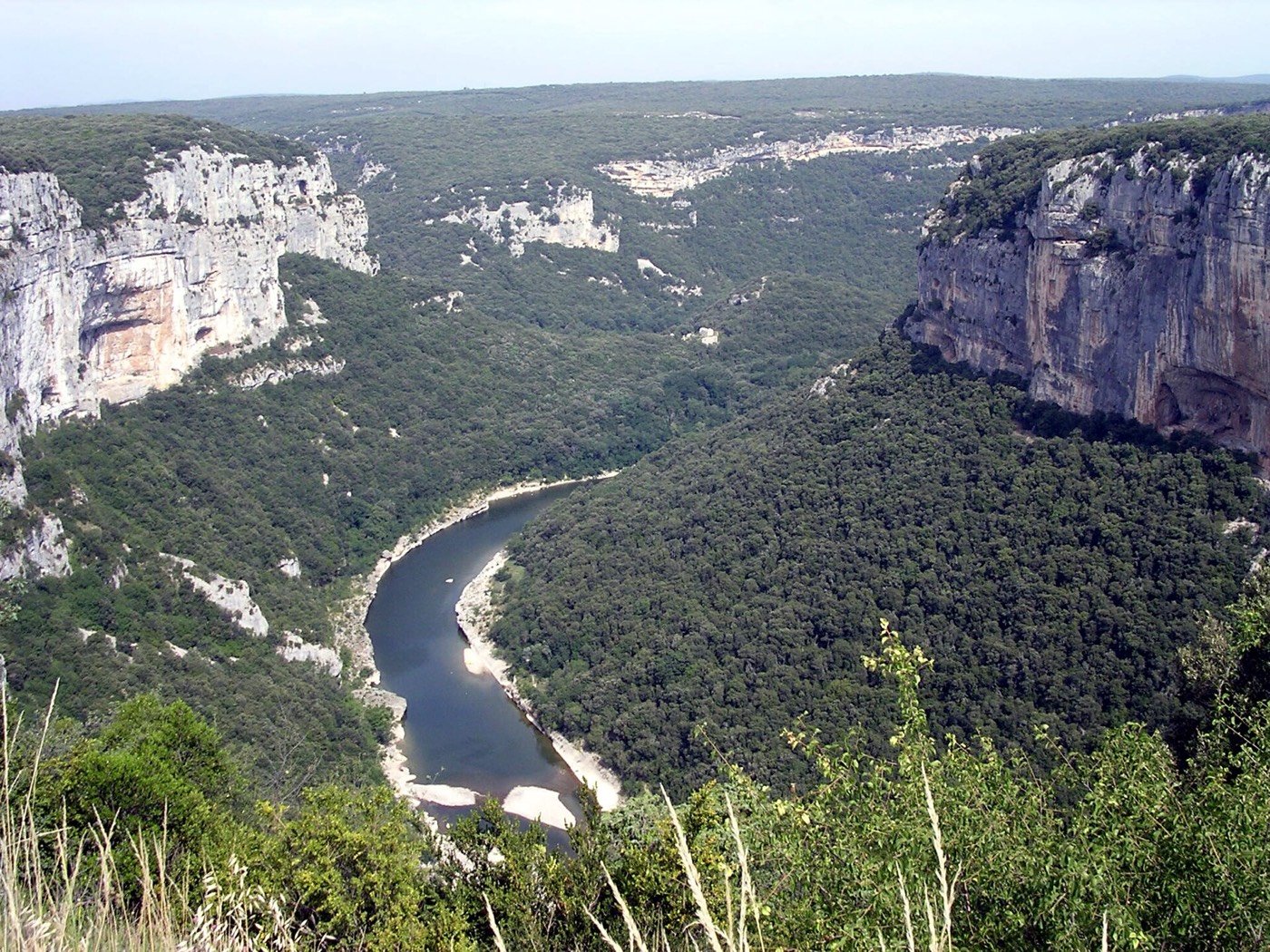 Les gorges de l'Ardèche