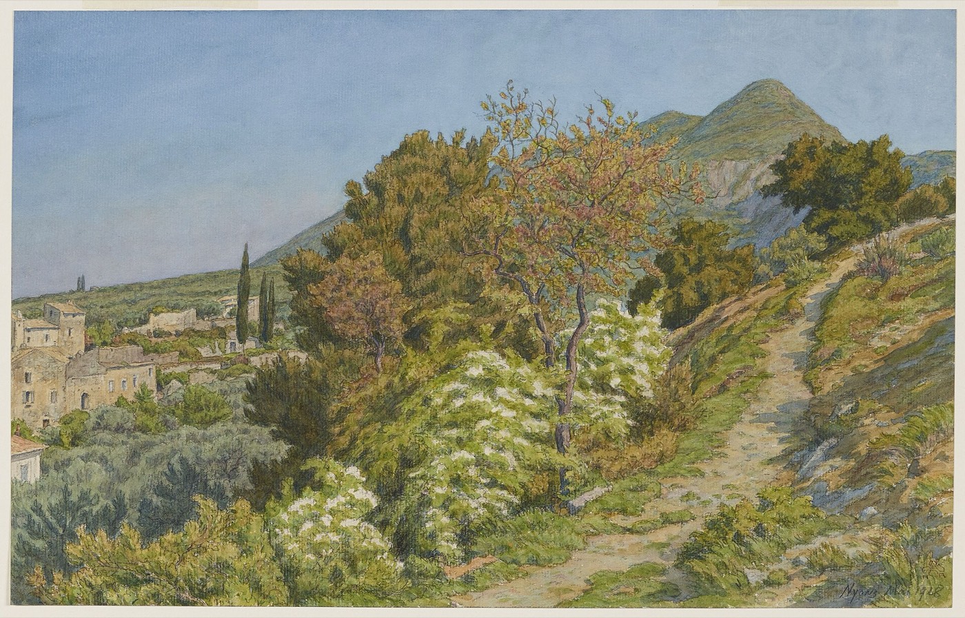 Nyons et ses collines, dans la Drôme provençale